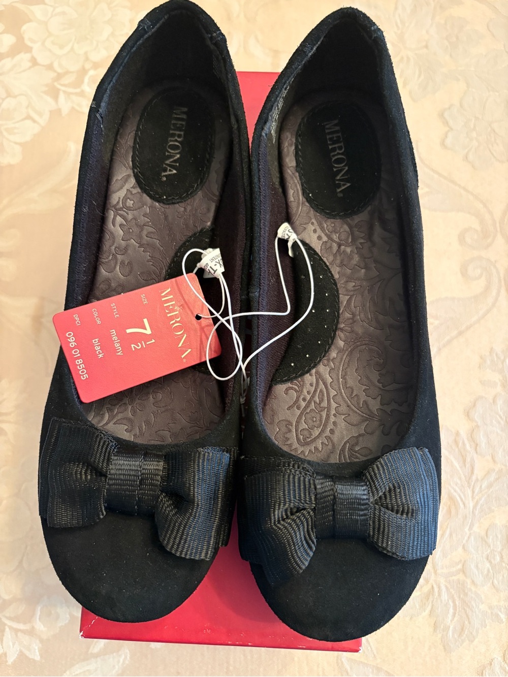Target Merona Black Bow Ballet Flats for Women